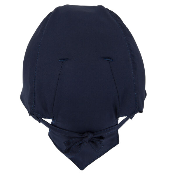 Rückansicht von kühlendem Bandana von E.COOLINE in Farbe blau