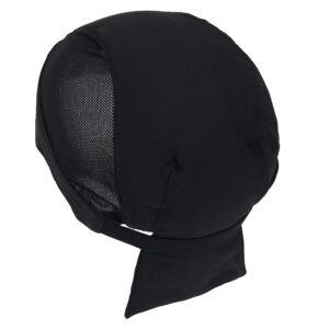 Hinteransicht der kühlenden Bandana Air von E.COOLINE in Farbe schwarz