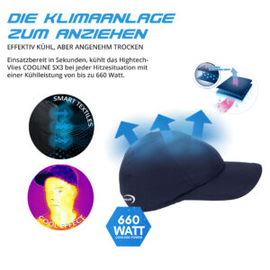 Technische Produktbeschreibung kühlenden Einlage von E.COOLINE