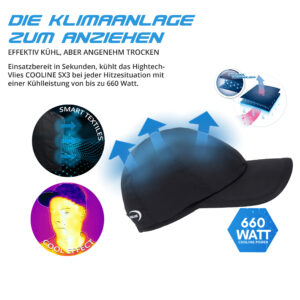 Technische Produktbeschreibung kühlenden Einlage von E.COOLINE