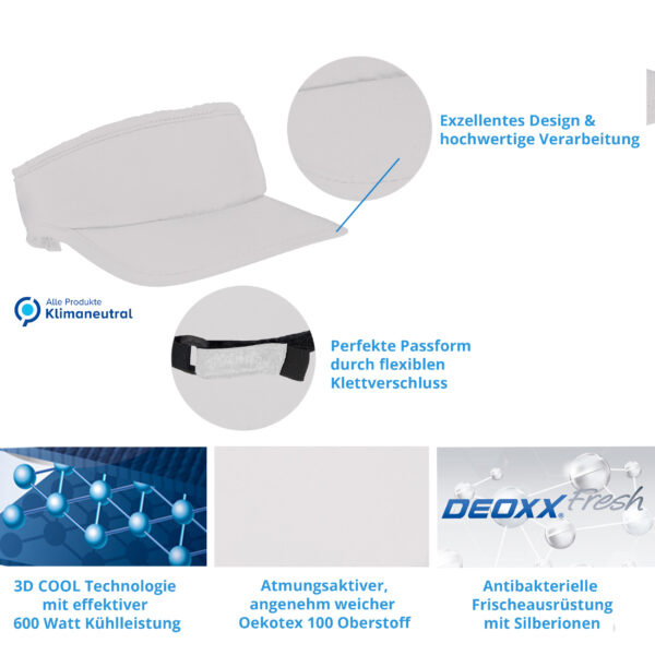 Produktmerkmale kühlendes SX3 Sonnenschild von E.COOLINE