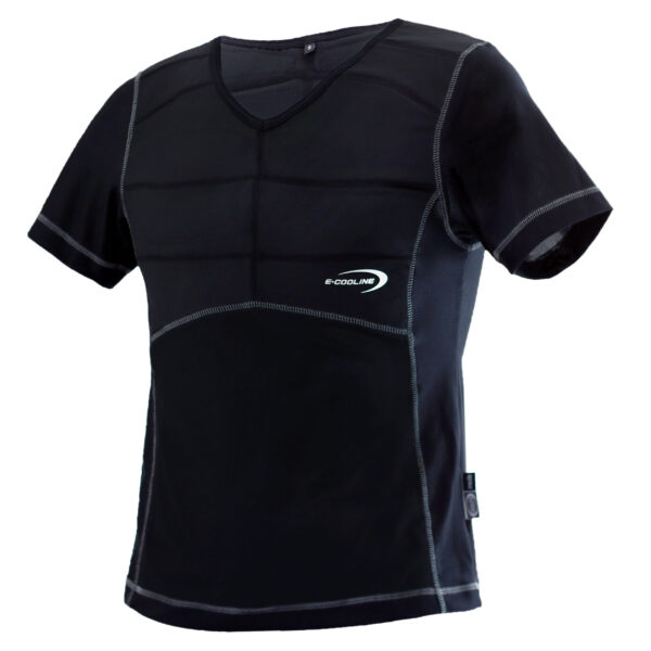 T-shirt refrigerante E.COOLINE di colore nero