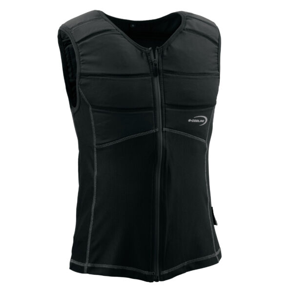 Cooling shirt from E.COOLINE with stitching in black