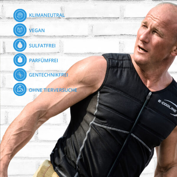 Advantages of the cooling shirt from E.COOLINE