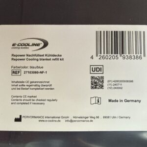 Nachfüllset 1 - Kühldecke, Wasserflasche, Trockentücher