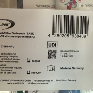 Nachfüllset 3 - Thermoscan, Wasser, Elektrolyte, Hygieneartikel, Notfall-Beatmungsmaske